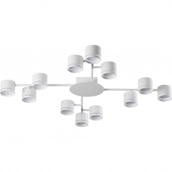 Люстра потолочная LUMION GARETA 8235/12C COMFI LN25 200 LED GX53 12*10W 220V белый, металл